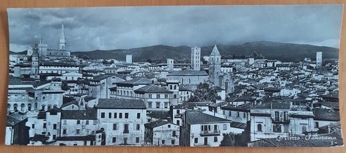 Arezzo vecchia cartolina - arezzo,
