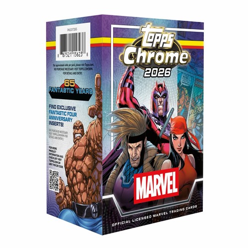 2026 topps chrome marvel - topps,