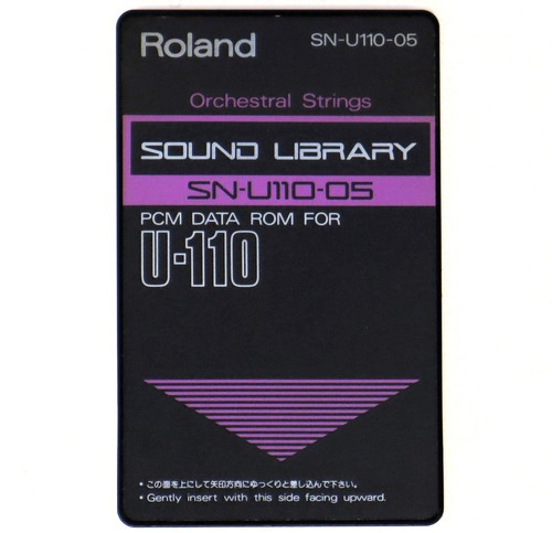 Roland u110 scheda - roland, rom