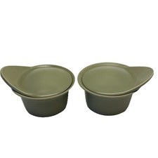 Ikea Mini Panettiere Rotondo con Coperchi Verde Set di 2 - #21963