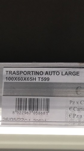 Traportino box auto per cani - traportino,