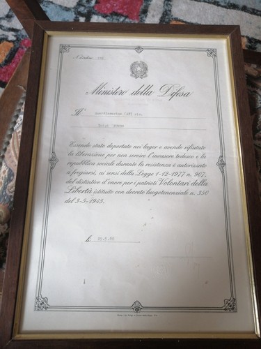 Diploma militare distintivo - diploma,