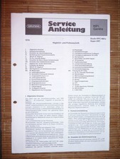 Service manual per grundig rpc - service,