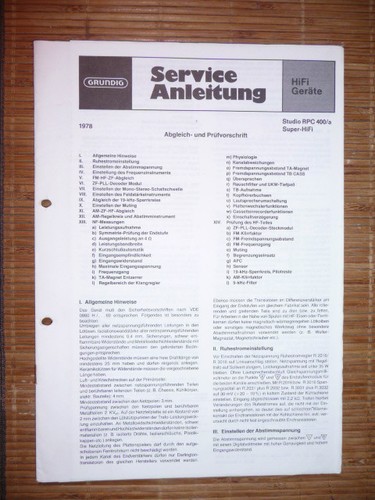 Manuale servizio per - servizio,
