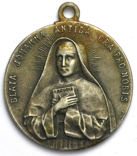 Medaglia beata johanna antida - beata,