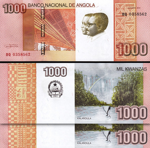 Angola 1000 kwanzas - 1000, unc