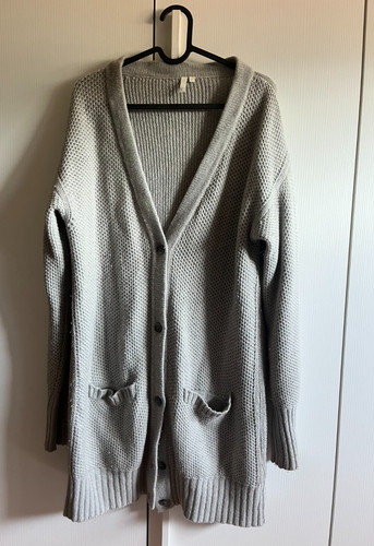 Cardigan donna lungo grigio - cardigan,
