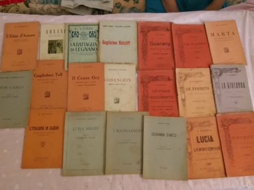 Lotto libretti opera - 19,