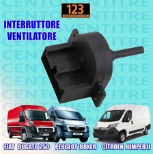 COMMUTATORE INTERRUTTORE VENTOLA CLIMA per FIAT DUCATO adat. 1614183080 77367027