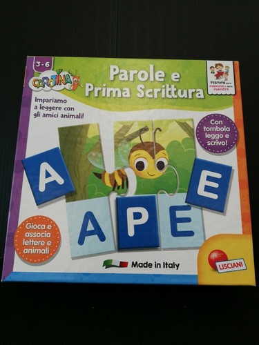 Parole prima scrittura 6 - parole, 3-6