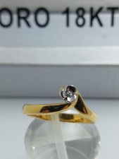 Anello in oro giallo 750 18