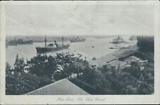 ct47 cartolina  cpa   egypt egitto port said the suex canal