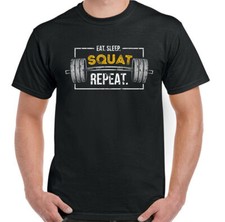 T-Shirt Eat Sleep Squat