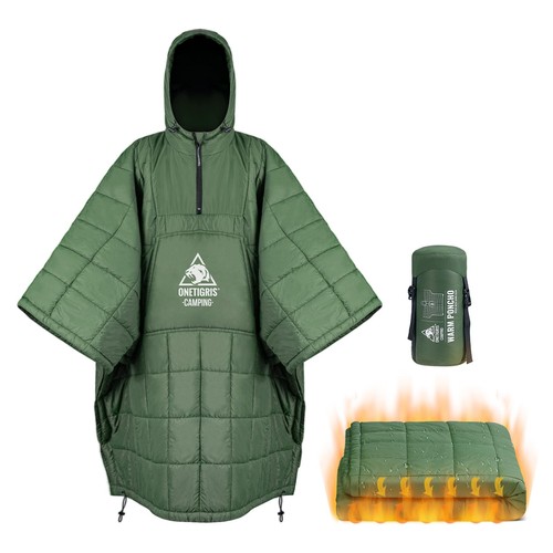Camping blanket poncho with - camping,