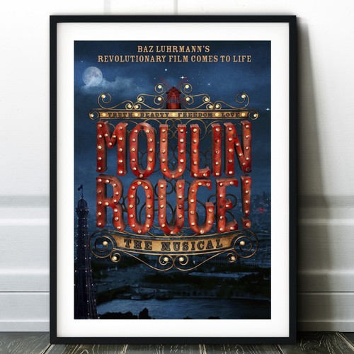 Stampa poster musicale - , moulin