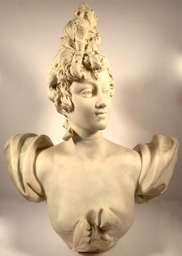 Scultura marmo carrara - marmo, di