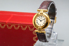 [NUOVO Batt/Scatola] Orologio Donna Cartier Must Colisee Vermeil 590002 Quarzo GIAPPONE