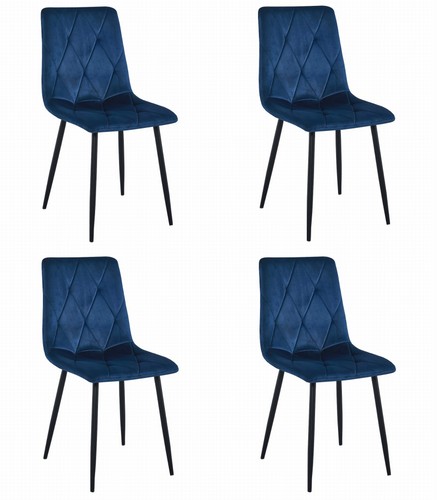 Set sedie libra - sedie, velluto