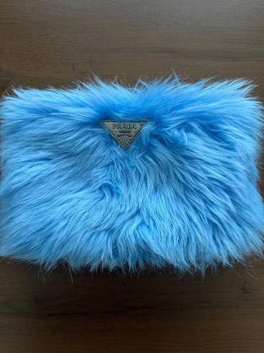 Borsa pochette prada eco blu - borsa,