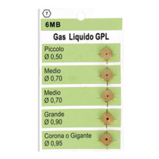 Serie ugelli piano cottura Foster 4 fuochi + corona GPL passo 6MB