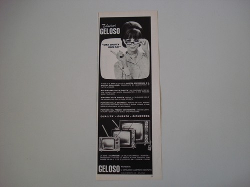 Advertising pubblicità 1968 - pubblicità,