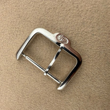 Fibbia Paul Picot Acciaio 18mm originale