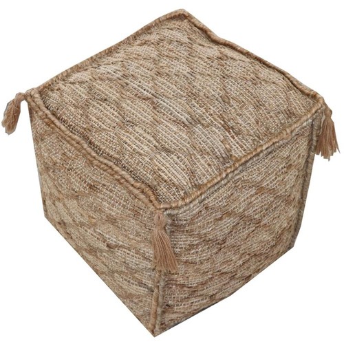 Pemberly row contemporary pouf - pemberly,