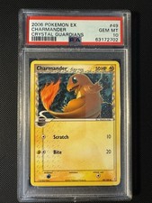 POKEMON CHARMANDER 49 EX CRYSTAL GUARDIANS 2006 Specie delta Psa10 Gem Mint