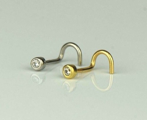 Borchia piercing naso - , tondo