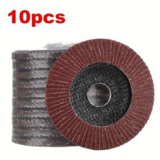 DISCHI ABRASIVO LAMELLARE 115 mm GRANA 40 60 80 100 10 pz disco SMERIGLIATRICE