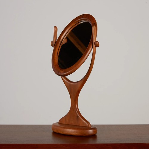 Vintage walnut wood - , standing
