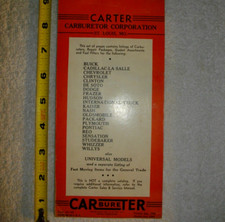 Carter carburetor corporation - carter,