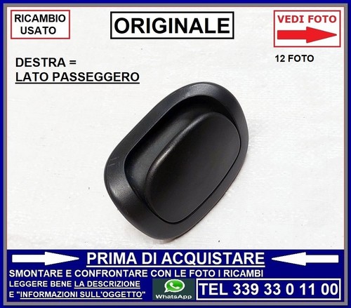 Maniglia schienale sedile - maniglia,