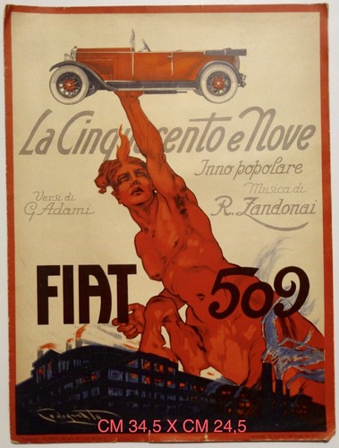 Auto fiat 509 - fiat, cinquecento
