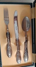  Solingen Set 3 posate argento 800/1000 Solingen