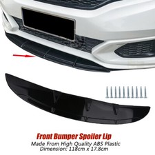 Spoiler mento paraurti anteriore auto universale labbro sdoppiatore aggiunta gonna nero