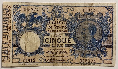 Lire biglietto stato - 5,
