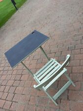 vecchio banco da scuola scrittoio vintage con piano Lavagna anni 70/80