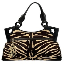 CARTIER Marcello Zebra Handbag