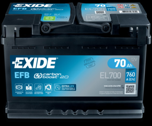 Batterie exide el700 ecm - exide,