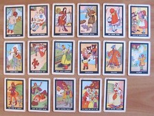 Serie Figurine 1-17 Tutte le FIABE ALICE, ALLADIN, CINDERELLA ecc anni 40- RARE*