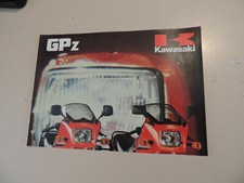 Brochure brochure Kawasaki GPZ 1100 750 550 UT Uni-Track 305 trasmissione a cinghia