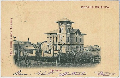 Cartolina epoca monza - cartolina, d'epoca
