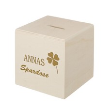 Salvadanaio in legno con