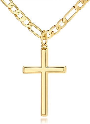 Collana con croce oro - collana,