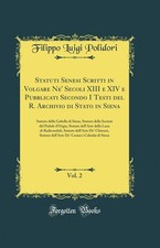 Statuti Senesi Scritti in