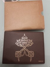 Album Monete Collezione Vaticano  Sede VACANTE + Giovanni Paolo I E II argento