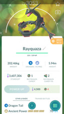 Pokemon Shiny Rayquaza from