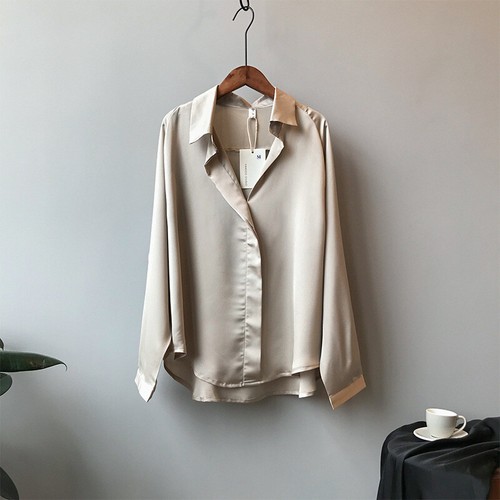 Shirt donna raso finta seta - raso,