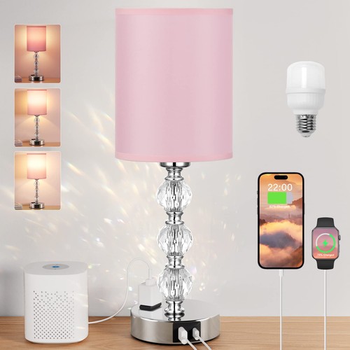 Lampade comodino touch rosa - lampade,